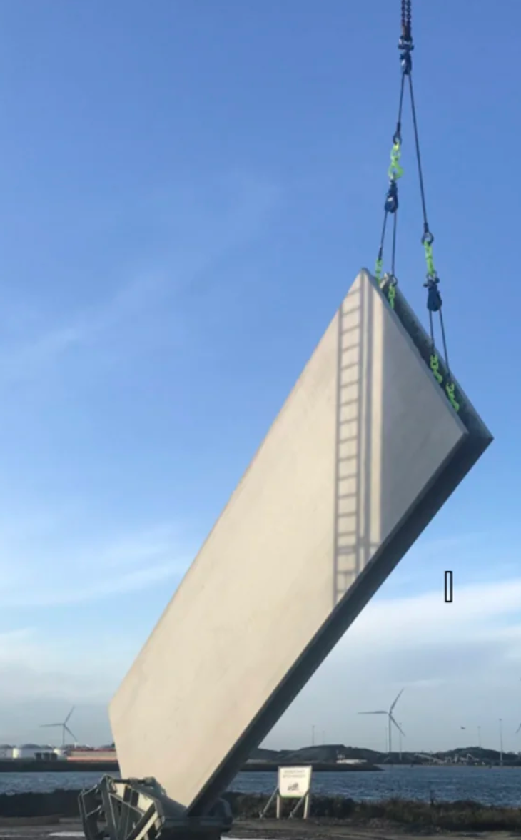Balancer Anwendung Betonfertigteil Hafen