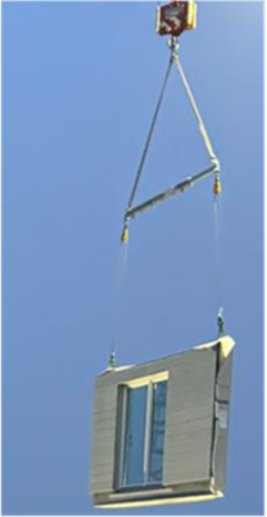 Balancer Anwendung Holzbau Dachelement
